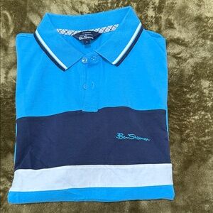 Ben Sherman Vibrant Blue and Navy Polo
